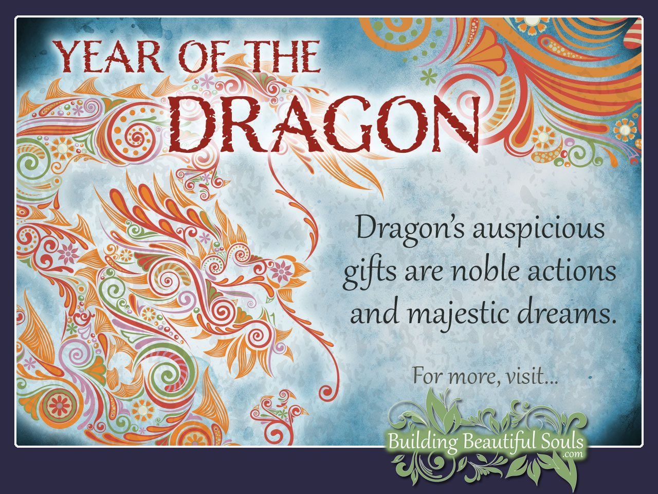 Chinese Zodiac Dragon Year of the Dragon 1280x960