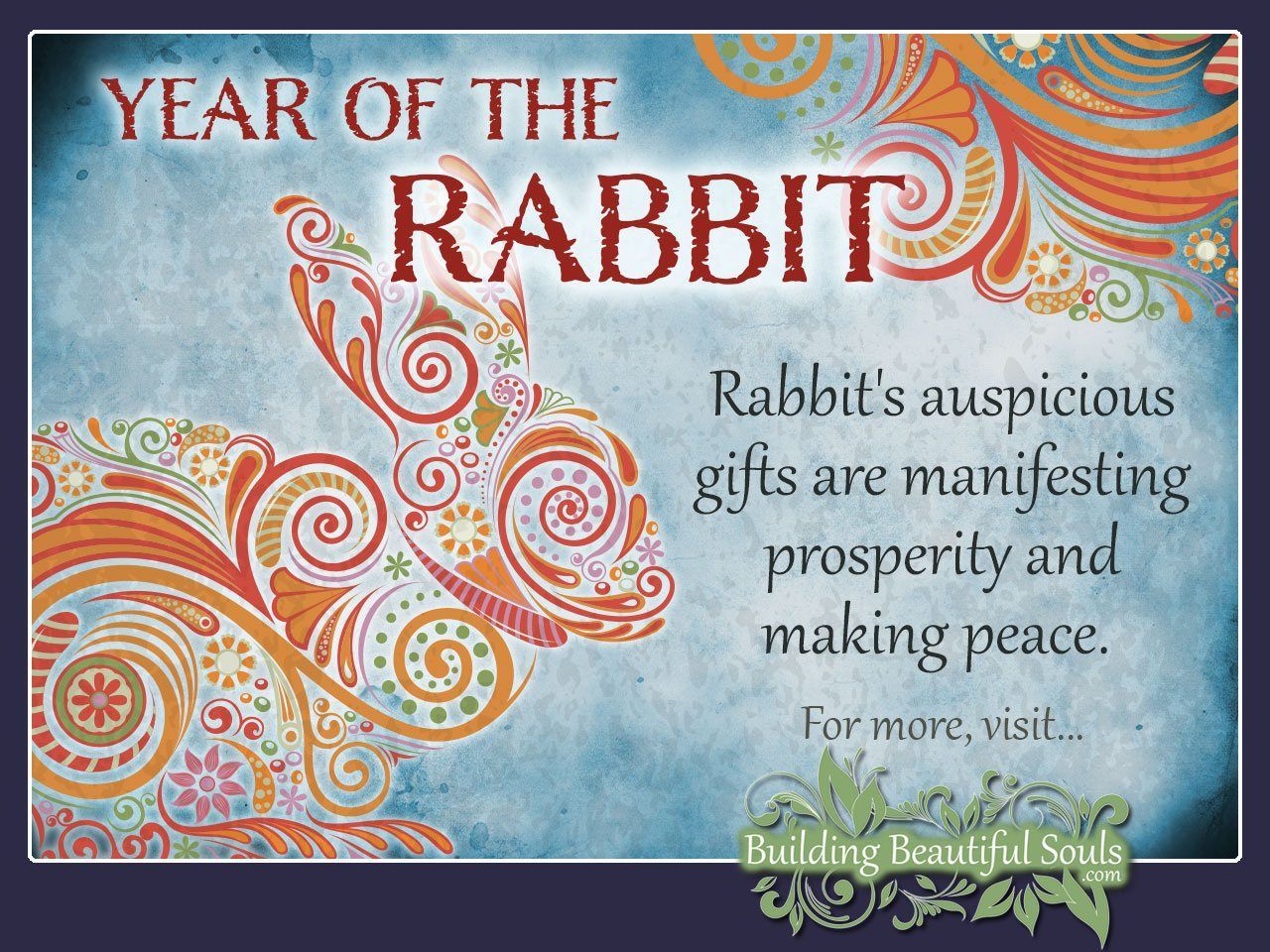 Chinese Zodiac Rabbit Year of the Rabbit Chinese Zodiac Signs Meanings