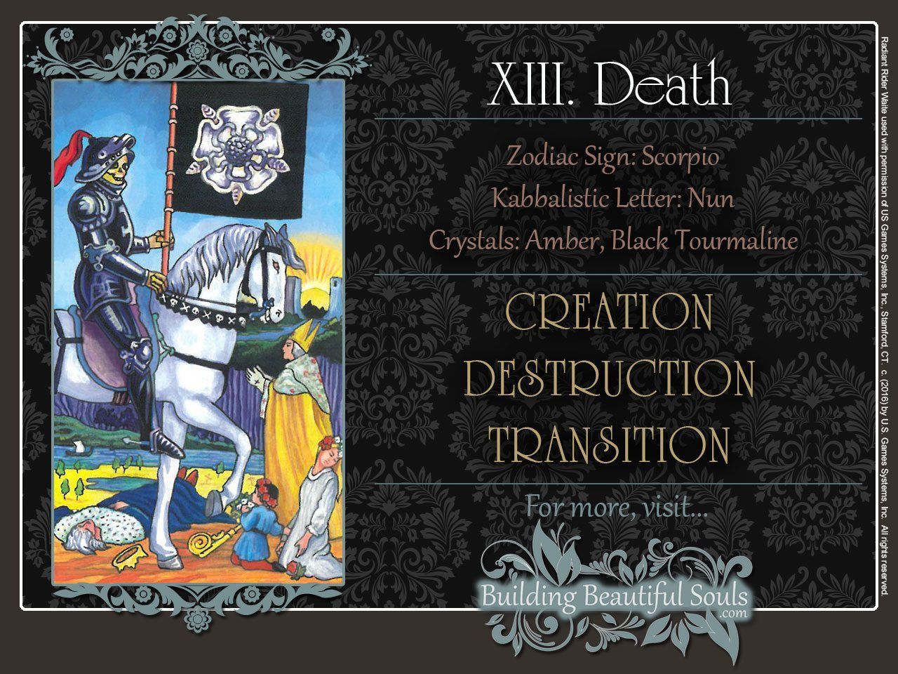 Death Tarot Card Meanings Rider Waite Tarot Cards Deck 1280x960