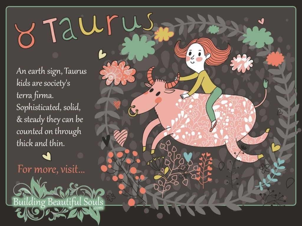 The Taurus Child: Taurus Girl & Boy Traits & Personality | Zodiac Signs for  Kids