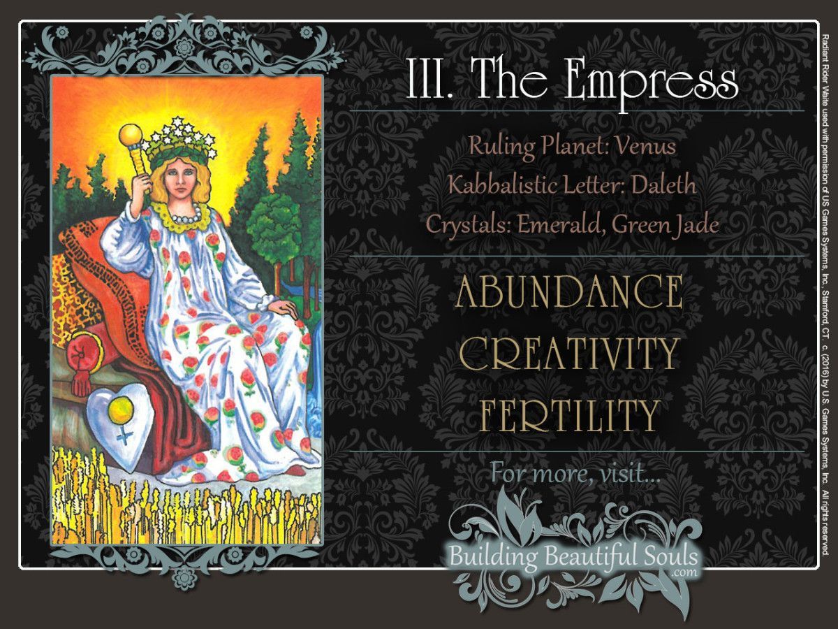 The Empress Tarot Card Meanings Rider Waite Tarot Cards Deck 1280x960