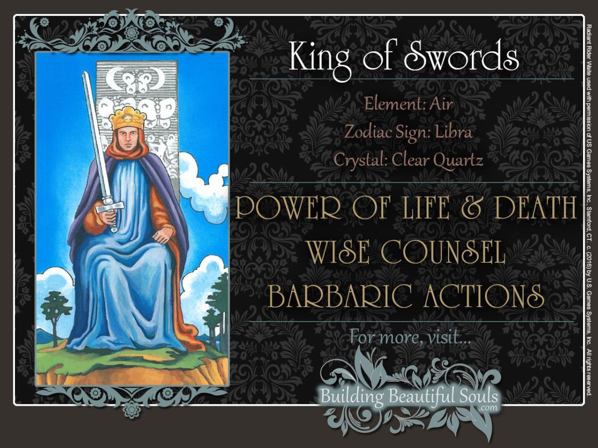 What zodiac sign is the king of swords?
