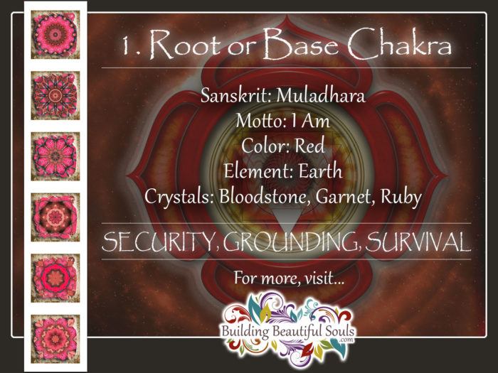 Root or Base Chakra also called Muladhara, 1st, or Red Chakra 1280x960