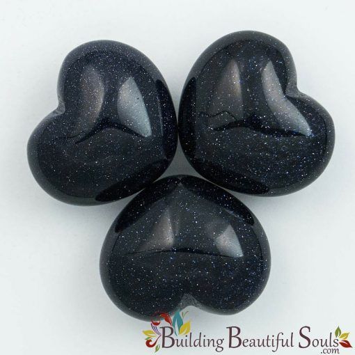 Healing Crystals Stones Blue Goldstone Hearts New Age Store 1000x1000
