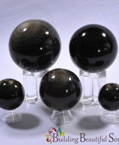 Healing Crystals Stones Gold Sheen Obsidian Spheres New Age Store 1000x1000