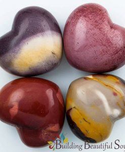 Healing Crystals Stones Polished Mookaite Hearts New Age 1000x1000