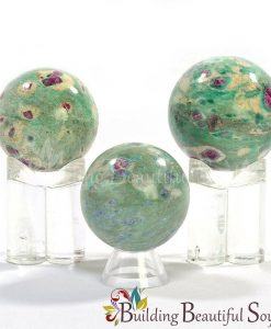 Healing Crystals Stones Ruby Fuchsite Spheres New Age Store 1000x1000