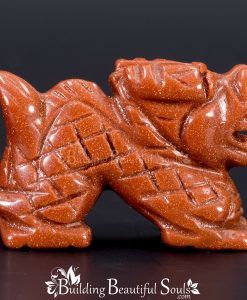 Goldstone Dragon Spirit Totem Power Animal Carving 1000x1000