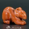 Goldstone Mouse Rat Spirit Totem Power Animal Carving 1000x1000