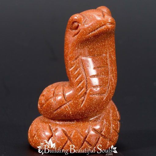 Goldstone Snake Spirit Totem Power Animal Carving 1000x1000