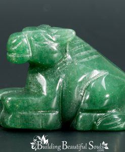 Green Aventurine Horse Spirit Totem Power Animal Carving 1000x1000