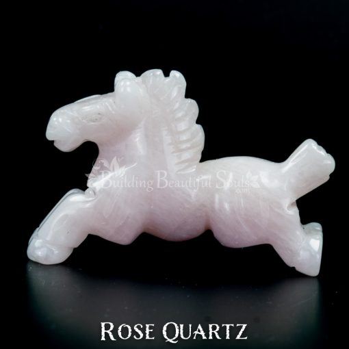 rose quartz horse spirit animal carving 1a 1000x1000