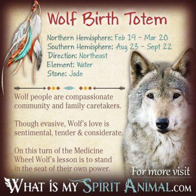 Native American Zodiac Wolf Birth Totem 1200x1200