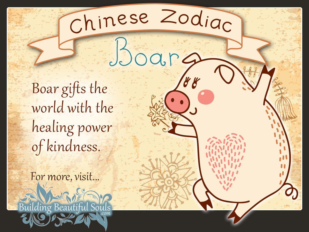 Rok Świni lub dzika w chińskim zodiaku Dla Dzieci 1280x960