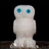 White Marble Owl Zuni Fetish Christine Banteah front 1000x1000