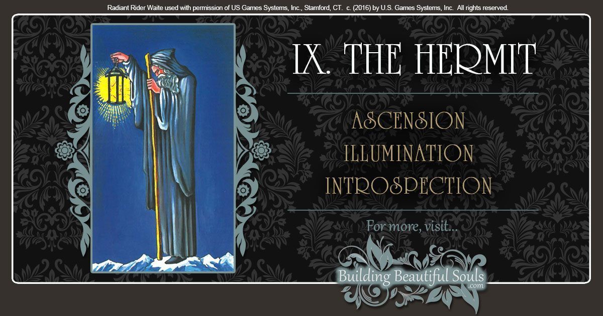 The Hermit Tarot Card Meanings 1200x630