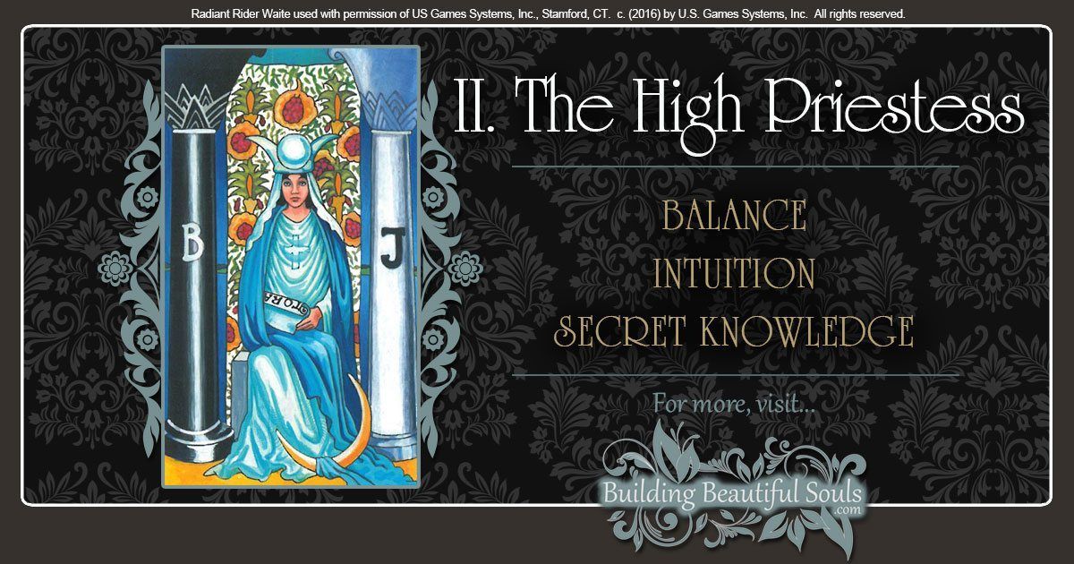 The High Priestess Tarot Card Meanings 1200x630