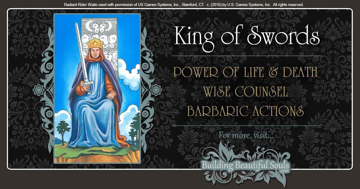 The King of Swords Tarot Card Meanings 1200x630