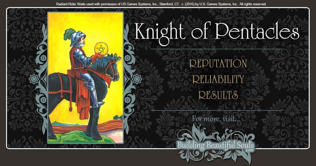 The Knight of Pentacles Tarot Card Meanings 1200x630