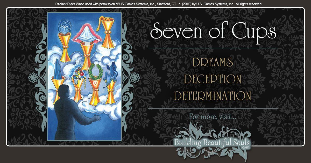 The Seven of Cups Tarot Card Meanings 1200x630