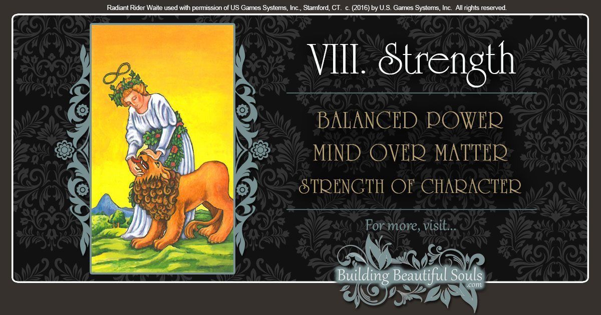 The Strength Tarot Card Meanings 1200x630