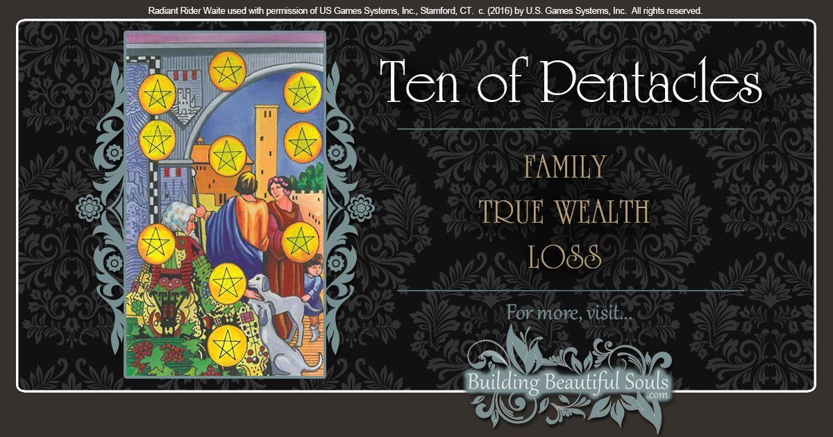 The Ten of Pentacles Tarot Card Meanings 1200x630