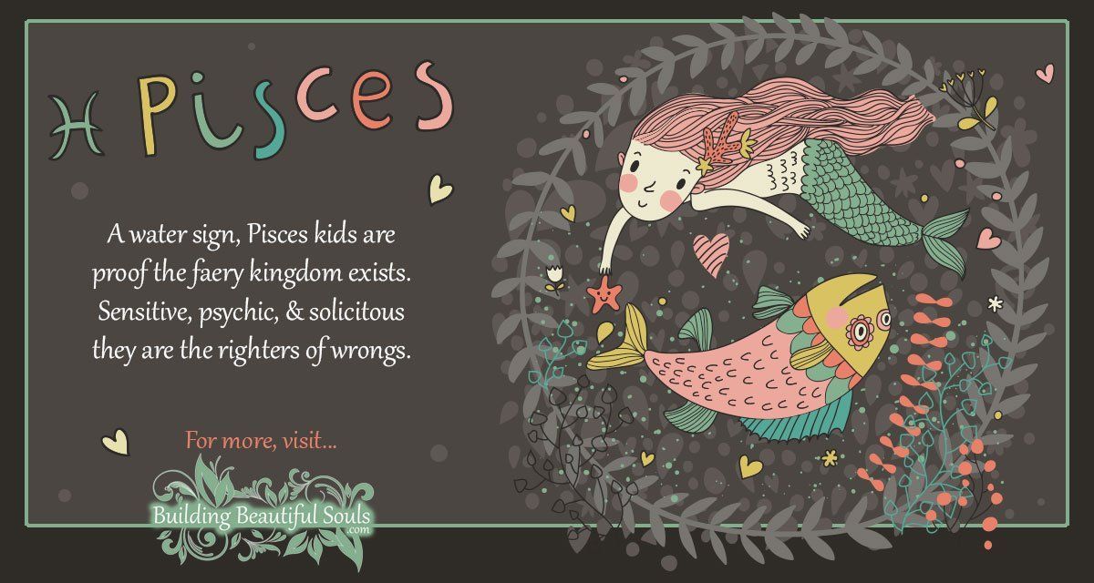 Pisces Child Pisces Girl Boy Traits Personality Zodiac Signs For Kids