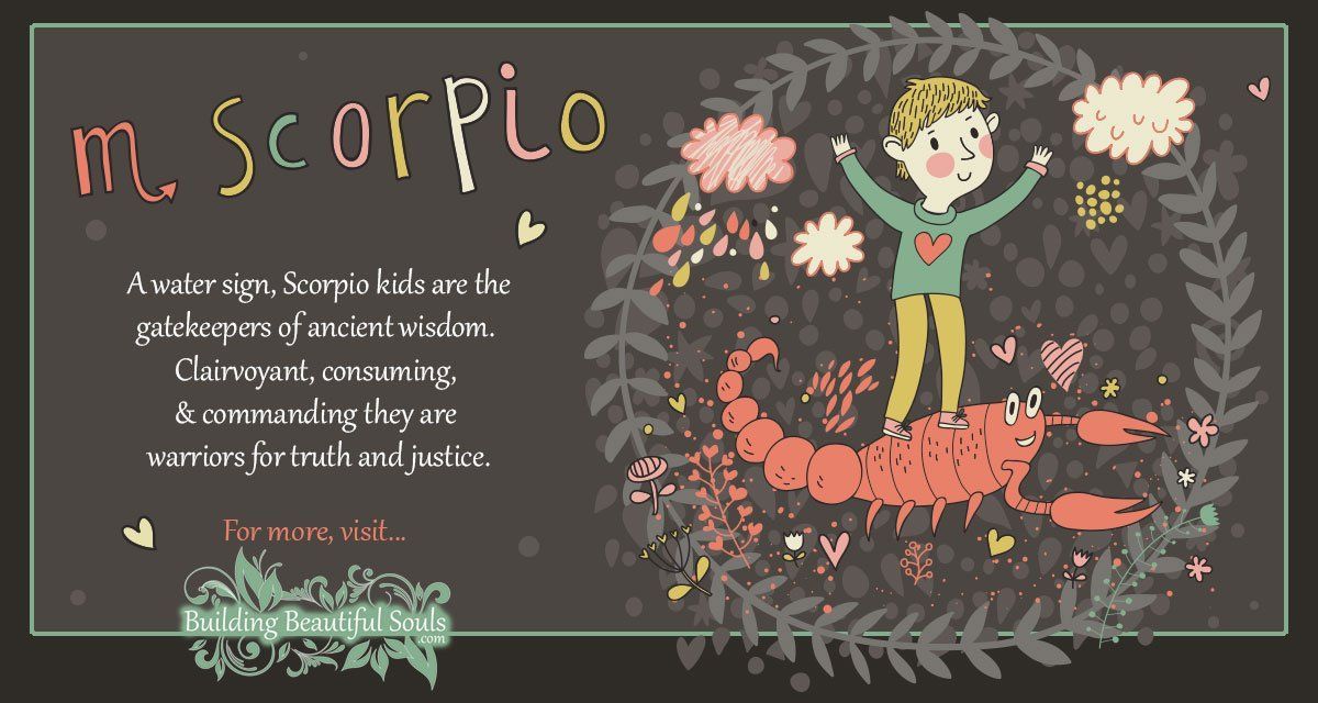 The Scorpio Child Scorpio Girl Boy Traits Personality Zodiac Signs For Kids
