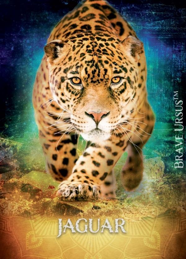 Jaguar Spirit Animal Altar & Prayer Card