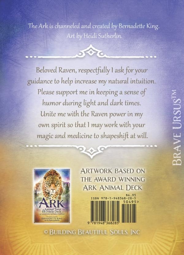 Raven Spirit Animal Altar & Prayer Card