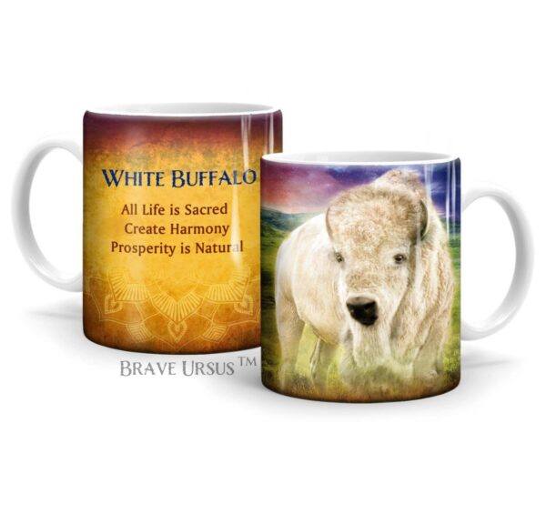 White Buffalo Mug